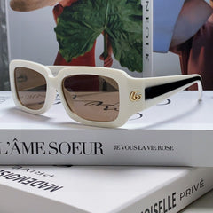 RECTANGULAR FRAME SUNGLASSES 570237 IN ACETATE