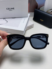 TRIOMPHE SUNGLASSES 573252 IN BLACK ACETATE METAL LOGO