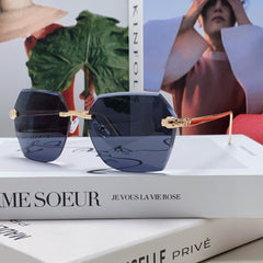 PANTHÈRE AVIATOR FRAME SUNGLASSES 575780 IN METAL