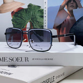 SQUARE FRAME SUNGLASSES 576880 IN METAL