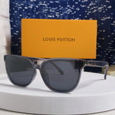 CAT EYE SUNGLASSES 571649 IN GREY CLEAR ACETATE