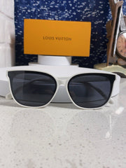 CAT EYE SUNGLASSES 571651 IN WHITE ACETATE