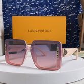 SQUARE SUNGLASSES 571653 IN PINK CLEAR ACETATE