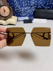 30MONTAIGNE S7U SUNGLASS 578108 IN GOLD METAL BROWN LENSES