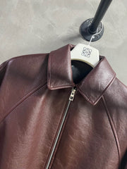 Loewe 2025 Leather Jacket Brown Sheepskin