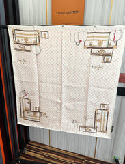 LV SCARF 90 CM IN SILK 719908