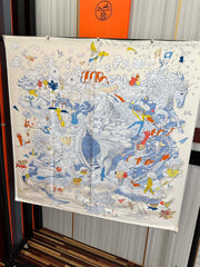 HERMES 25S SCARF 90 IN SILK 724703