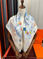 HERMES 25S SCARF 90 IN SILK 724703