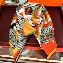 HERMES 25S SCARF 90 IN SILK 006