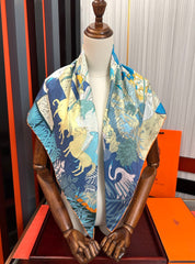 HERMES 25S SCARF 90 IN SILK 727407