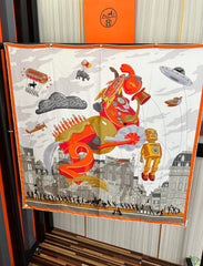 HERMES 25S SCARF 90 IN SILK 730546