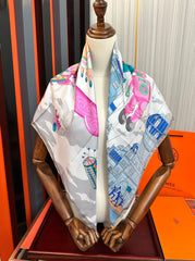 HERMES 25S SCARF 90 IN SILK 730547