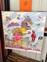 HERMES 25S SCARF 90 IN SILK 730548