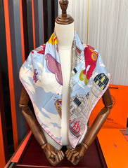 HERMES 25S SCARF 90 IN SILK 730548