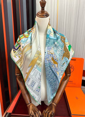 HERMES 25S SCARF 90 IN SILK 733849
