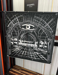 CHANEL 25S SCARF 90 IN SILK 002