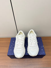GG Ripple Leather Sneakers White