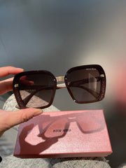 RUNWAY SQUARE SUNGLASSES 513099 IN BROWN ACETATE