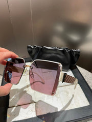 OVERSIZED FF DIAMONDS SQUARE FRAME SUNGLASSES 518548 IN ACETATE