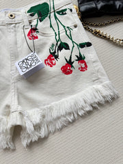 Loewe 25 Short White Cotton