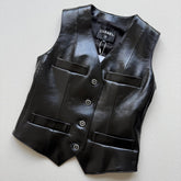 CHANEL LEATHER VEST STYLE 18