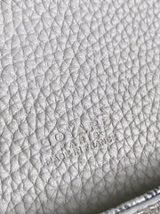GRAND BLEU 16 IN WHITE GOYARDINE CANVAS AND LAMBSKIN