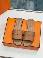 IDIOMA SANDAL IN BRONZE BROWN CALFSKIN