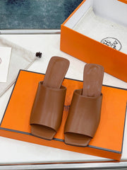 ICONIQUE 60 SANDAL IN BRONZE BROWN CALFSKIN