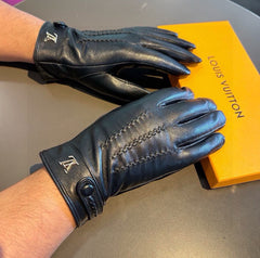 GLOVES IN BLACK LAMBSKIN 456344