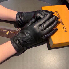 LV GLOVES IN BLACK LAMBSKIN 467961