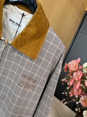 MIUMIU LAPEL COLLAR COAT STYLE 68