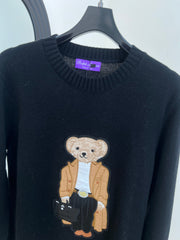 RALPH LAUREN 25S EMBROIDERED BEAR KNITTED SWEATER 252