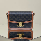 CLASSIQUE TRIOMPHE 22 CALFSKIN BLACK BROWN