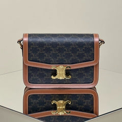 CLASSIQUE TRIOMPHE 22 CALFSKIN BLACK BROWN