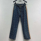 LV Monogram Denim Tailored Pants