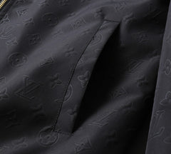 LV HOODED JACKET BLACK 239058