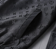 LV BLACK MONOGRAM HOODED JACKET 239052