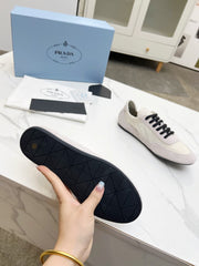 COLLAPSE SNEAKERS IN BEIGE SUEDE AND NYLON