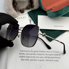 SQUARE FRAME SUNGLASSES G0642 IN METAL