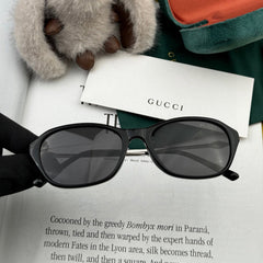 OVAL FRAME SUNGLASSES G4906 IN ACETATE AND METAL