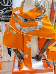 HERMES 25S SCARF 140 IN SILK 724764