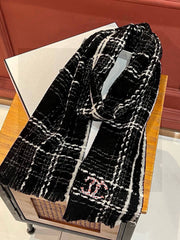 CHANEL 25S SCARF 185 IN CASHMERE 730560