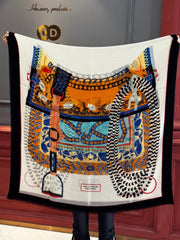 HERMES 25S SCARF 200 IN CASHMERE SILK 730600