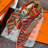 HERMES 25S SCARF 140 IN SILK TWILL 733918