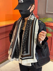 LOEWE 25S SCARF 140 IN CASHMERE SILK 738548