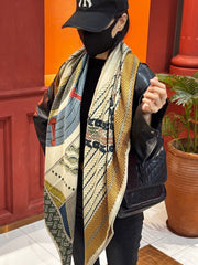 HERMES 25S SCARF 140 IN SILK 854804