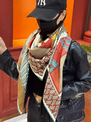 HERMES 25S SCARF 140 IN SILK 854805