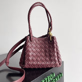 BV Small Parachute 21 Burgundy Lambskin Ghw