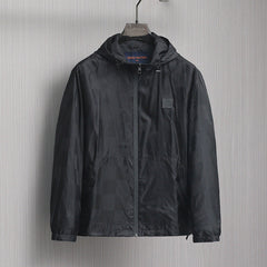 LV BLACK DAMIER WINDBREAKER JACKET 239097