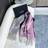 CHANEL 25S SCARF 180 IN CASHMERE 724826